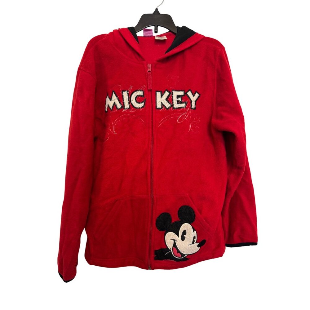 Vintage Disney Hoodie Jacket Size S The Wonderful World Of Disney Kids Mickey Mo